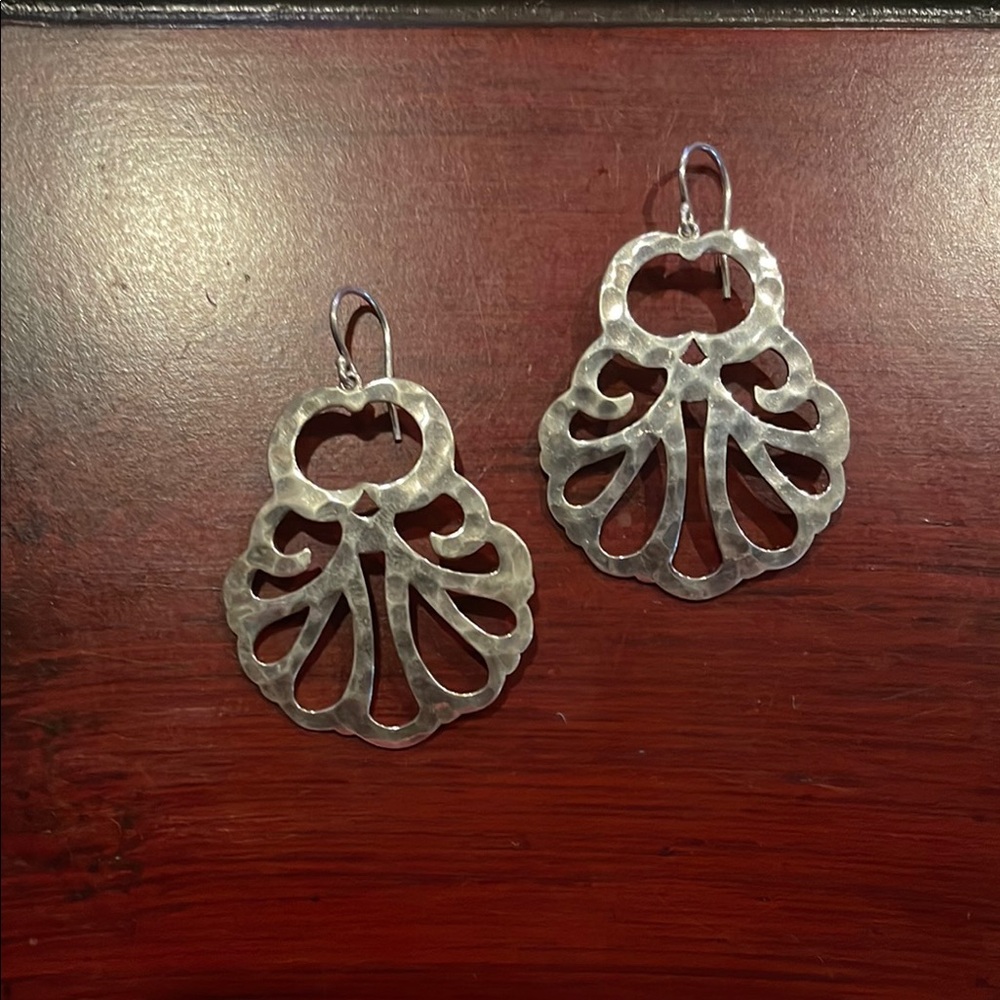Silpada Sterling Silver Hammered Earrings